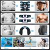 EMS Abdominal Pad, 8-Pack Abs Muscle Stimulator, USB Rechargeable Full-Body Toning Device for Home Use