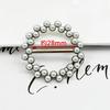 1pcs Temperament Rhinestone Clothes Corner Knot Buckles Women's Silk Scarf Clothes T-shirt Shirt Hem Knot Decorative Button