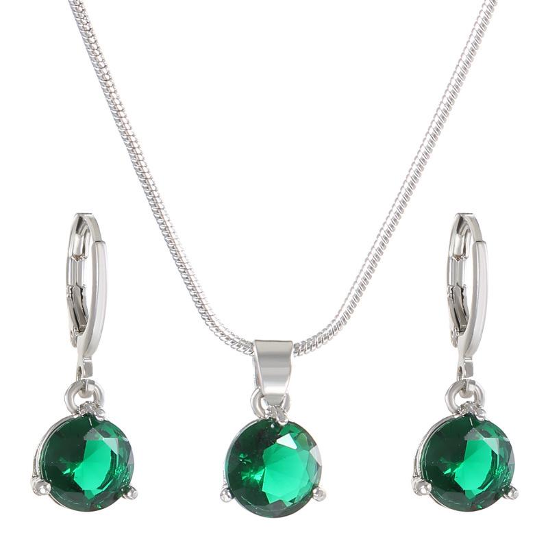 Elegant Pearl Teardrop Necklace & Stud Earrings Set for Bridal