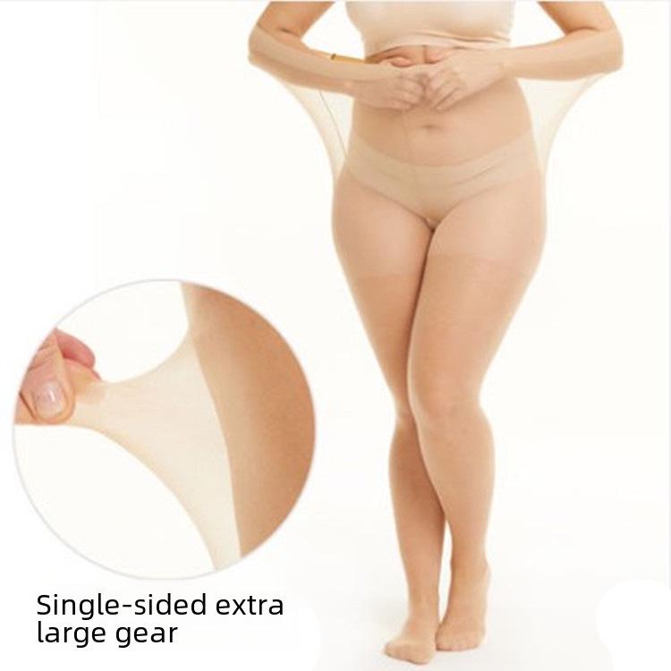 Velké dámské punčochy s otevřeným rozkrokem (Vejde se do 150 lb)