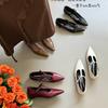 French Retro Xiaoxiangfeng One-Word Buckle With Low-Heeled Mary Jane Shoes, Versatile Temperament, Gentle Commute Night
