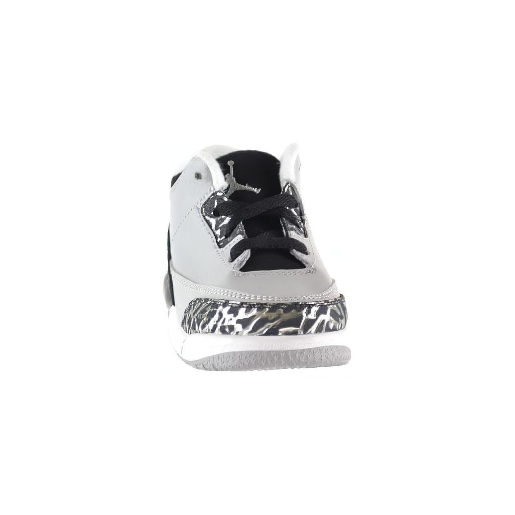 New Jordan Air Jordan 3 Retro BT Cushioning Wear-Resistant Mid-Top Toddler Shoes Gray Infant And Toddler 832033-004