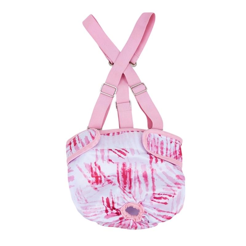 Easyly Wear Washable Dog Diaper for Female Dog Reusables Comfortable with Adjustable Straps Nonslip