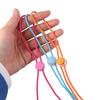 12Pcs Adjustable Cord Cross Stitch Side Clip Set Elastic Lanyard Elastic Hanging Tensioners Clips Removable Rope Hat Strap