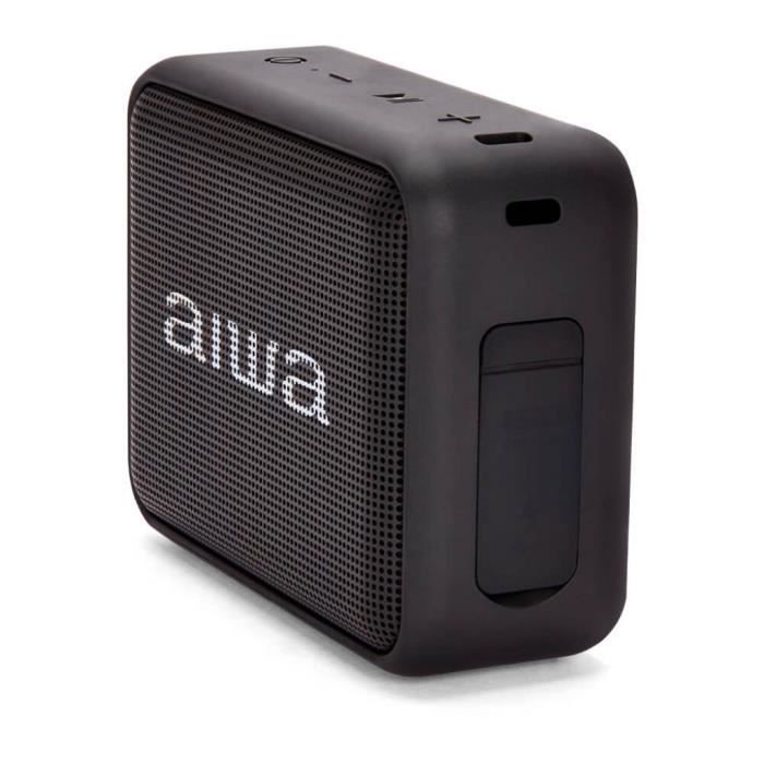Boxe Bluetooth Aiwa BS-200BK negre TWS Radio FM IPX6 6W RMS