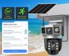LS VISION 3 Lens HD Night Vision Solar Camera 12MP Auto Tracking IP Cameras Outdoor Waterproof Video Surveillance 6K Smart 360 Monitoring