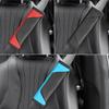 1pc Carbon Fiber Pattern PU Leather Car Seat Belt Shoulder Pad, Comfortable Protective Cover for Car Seat Belt Comfort Seat Belt Cover Shoulder Strap