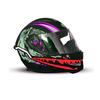 Motorcycle Helmet Light Shark Strip Red LED Night Signal Lamp Stripe Glowing Bar
