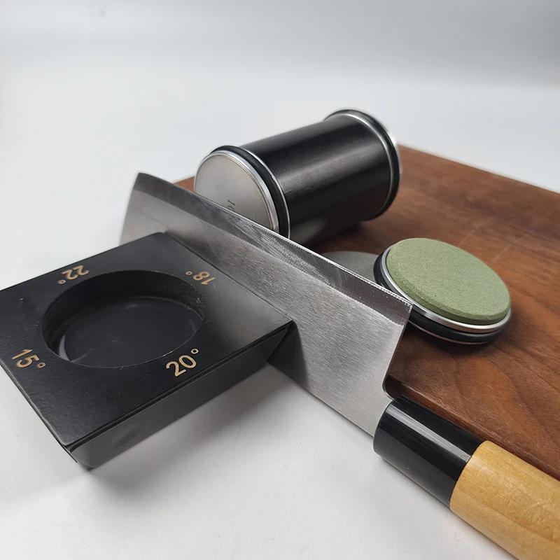 4 Angle Options 15° 18° 20° 22° Roller Knife Sharpener Efficient Blade Sharpening Tool for Cooking & Butchery Knives