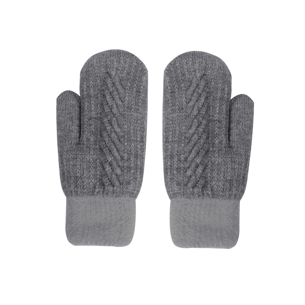 Cold Proof Cycling Gloves for Students Anti Freeze Warm Velvet and Thickened Knitted Gloves for Women  Winter