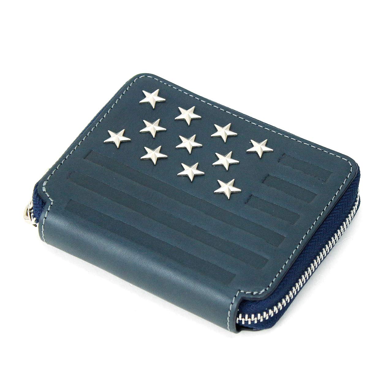 

Bifold Wallet Round Zipper Coin Purse Furne AX9002 Navy 60 [Avirex] Темно-синій