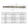 Serrated Tile Drill Bit Four-Edged Hexagonal Shank Drill Bit Drilling Tool for Glass Ceramic Concrete Brick