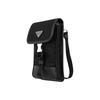 Prada Vertical Silver Buckle Functional Shoulder Crossbody Bag Saffiano Leather Recycled Nylon Phone Bag Unisex Bags Black 2ZH109-2BBD-F0002