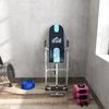 Inversion Table, Foldable Weight Training, Adjustable Safety Belt, Steel, Silver and Black