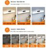LED Eye Protection Desk Lamp with Clock - Student Study, Bedroom, Dormitory, Bedside Night Light
