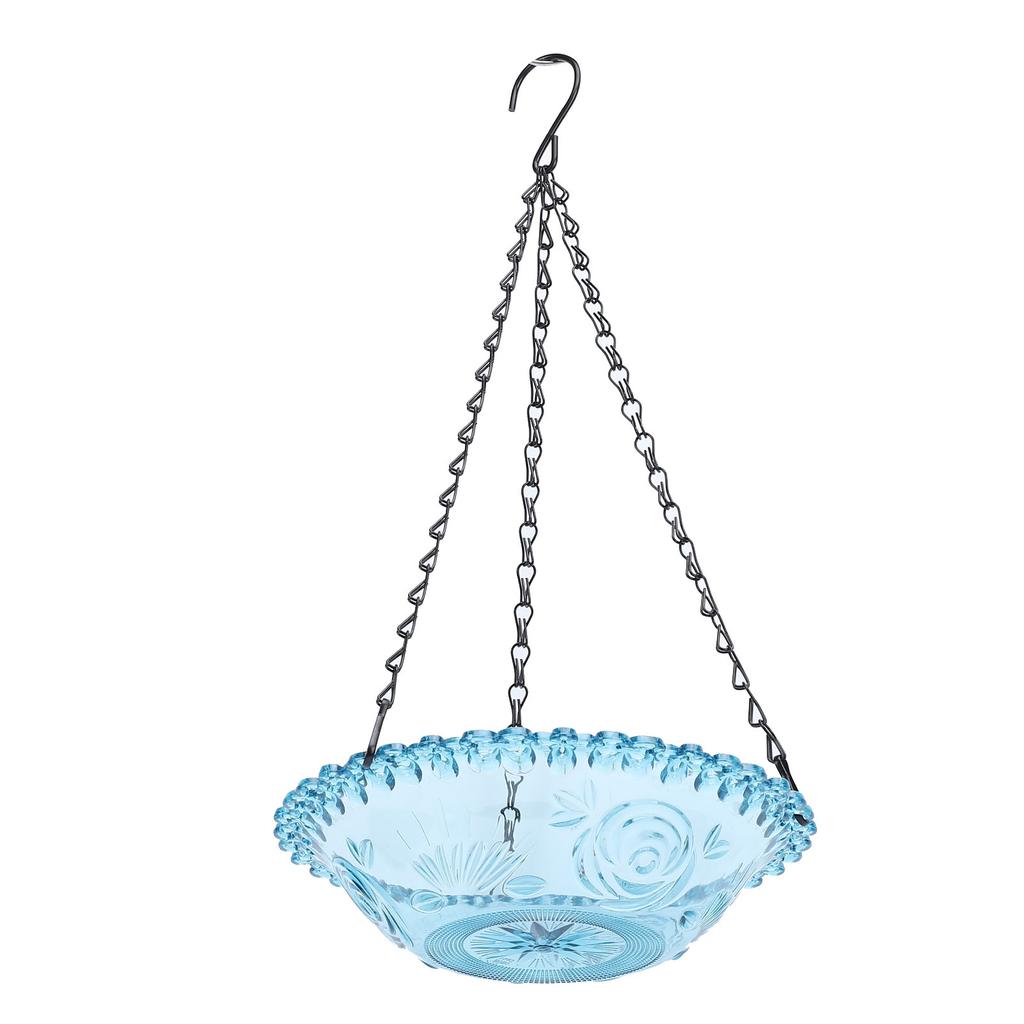 Solar Bird Bath Fountain for Outdoor Plastic Hanging Solar Powered Hummingbird Water Fountain for