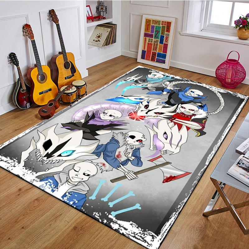 U-Undertale Pattern Rug for Living Room Area Carpet Bathroom Mat Creative Doormat Bedroom Mat Home Decor Outdoor Rug