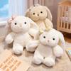 Cute Rabbit Doll Bowknot Rabbit Plushies Animal Ornaments Easter Bunny Stuffed Plush Toys Happy Easter Party Decor For Home