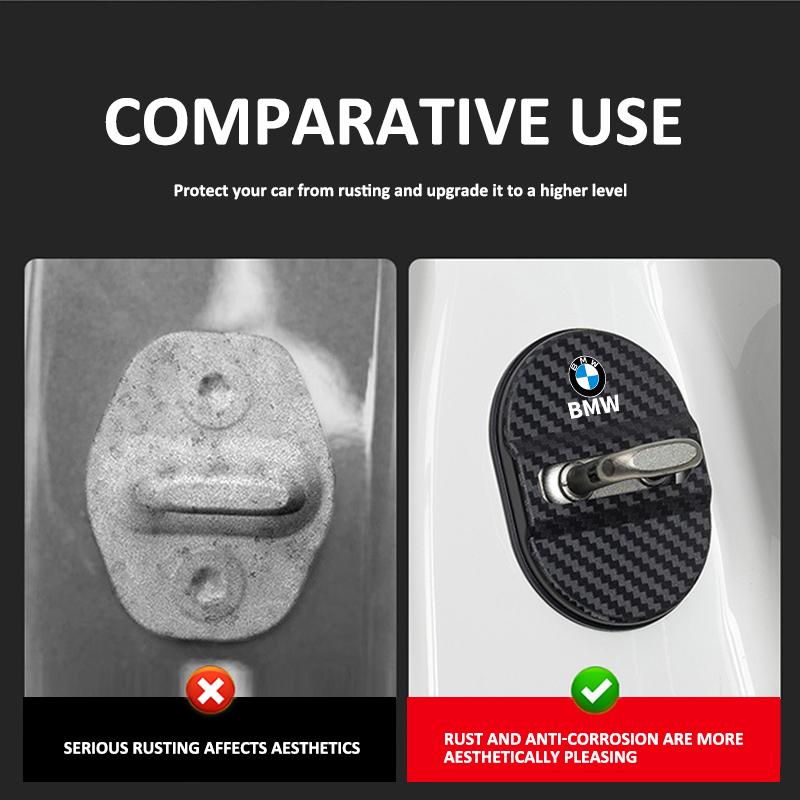 Car Door Lock Buckle Protector Cover Water Proof Lock Keys For BMW M Sport M2 M3 M4 M5 M6 E46 E90 E60 F10 F20 E87 X3 X6 FB0