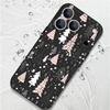 Cute Christmas Tree Pattern TPU Soft Silicone Case For iPhone 17 Pro Max 16E 16 15 14 13 Pro Max 12 Pro 11 Shockproof With Lanyard Phone Cover Fundas