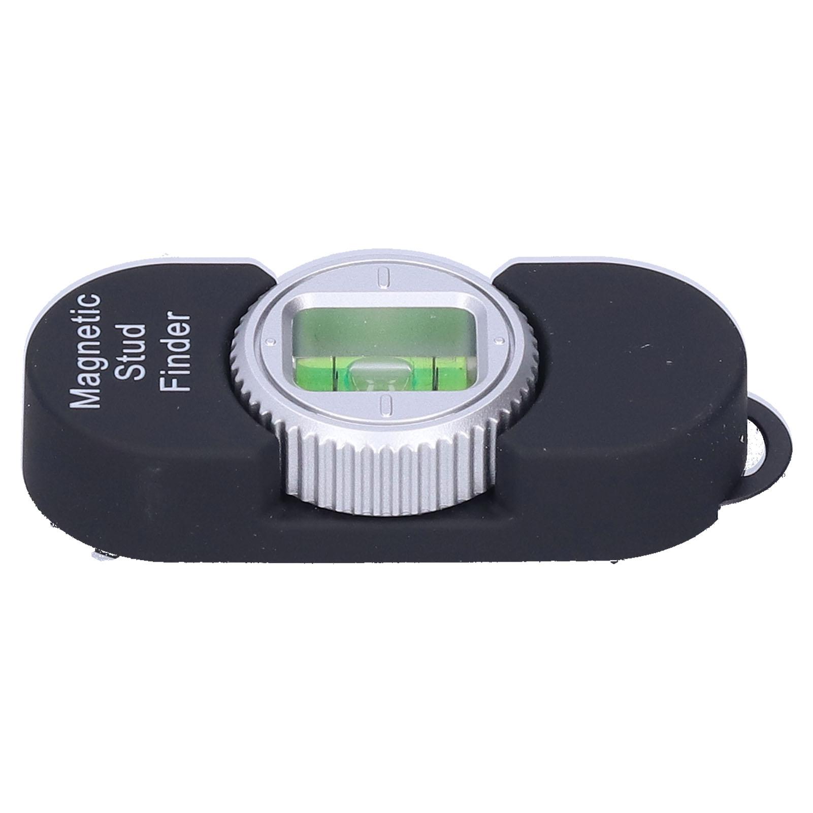 

Магнитный искатель стоек Портативный металлоискатель с уровнем для стальных гвоздей, шурупов Черный чёрный