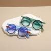 KAMMPT Round Sunglasses New Fashion Punk Funny Gradient Casual Sun Glasses Trendy Chic Brand Design Patchwork Decor Shades