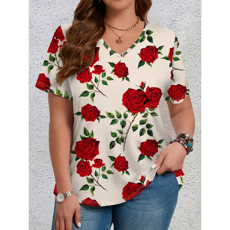 European and American new style printed tops S