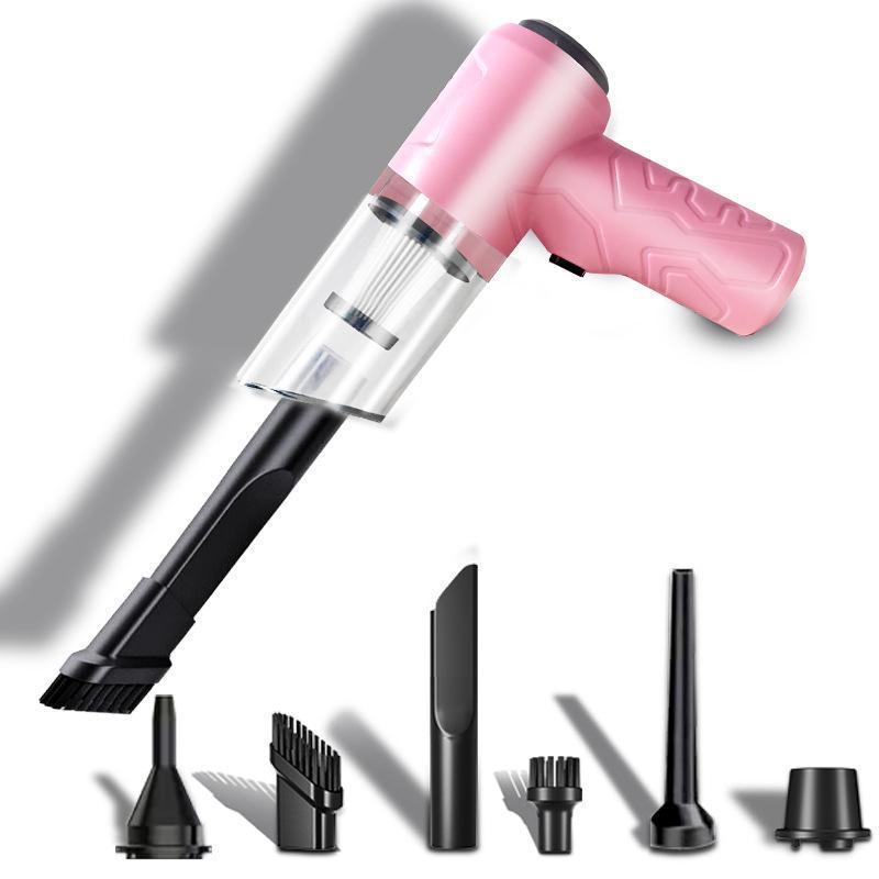 

Портативный автомобильный пылесос: Высокомощный всасывающий и выдувающий многофункциональный инструмент для всасывания пыли для дома и путешествий