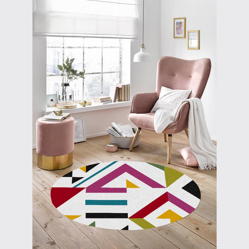 

Mosimoso Home H1088 Ковер с точечной подошвой и цифровой печатью 100x100 cm