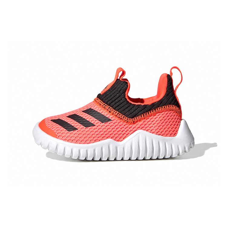 New Adidas Rapidazen Anti-Slip Wear-Resistant Low-Top Toddler Shoes Pink Black White Infant And Toddler FV2611