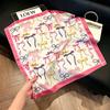 New old money wind chain neck scarf women's commuting versatile soft silk scarf neck protection shawl outer scarf