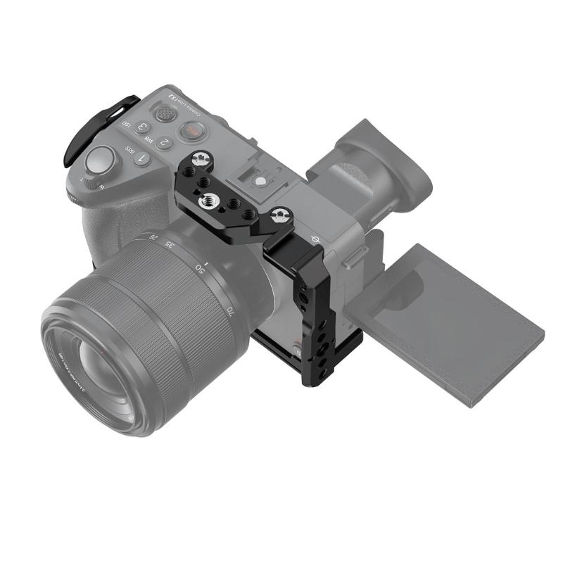Professional Camera Cage Camera Full Cage for FX2 Aluminum Video Rig Button Cold Shoe QR Base Accessories