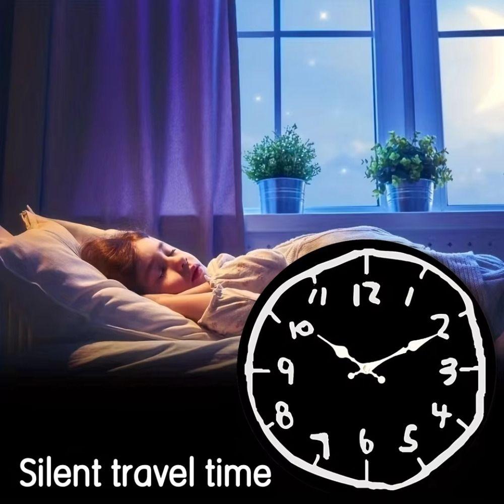 Special Design Creative Clock Cartoon Design Silent Wall Clock Wooden Round Clock  Study Room