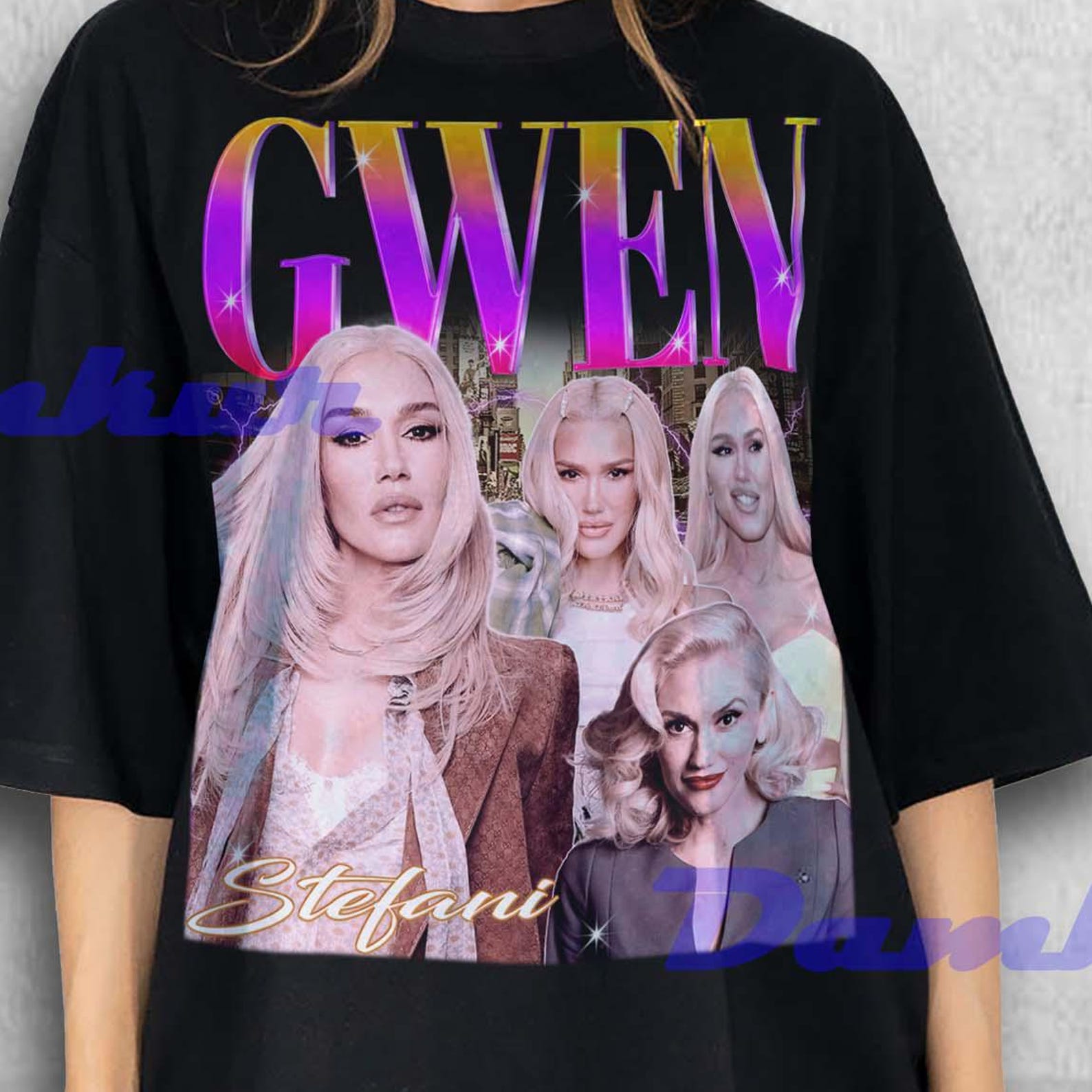 Gwen Stefani Shirt, Gwen Stefani Vintage T-Shirt, Gwen Renée Stefani American Musician Retro Tees, Bootleg Merch, Gwen Stefani Fans Gift M