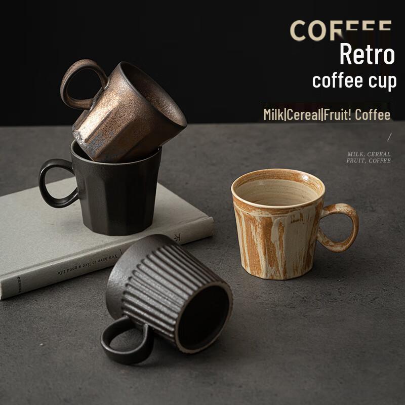 

Creative Coarse Pottery Handleless Mug