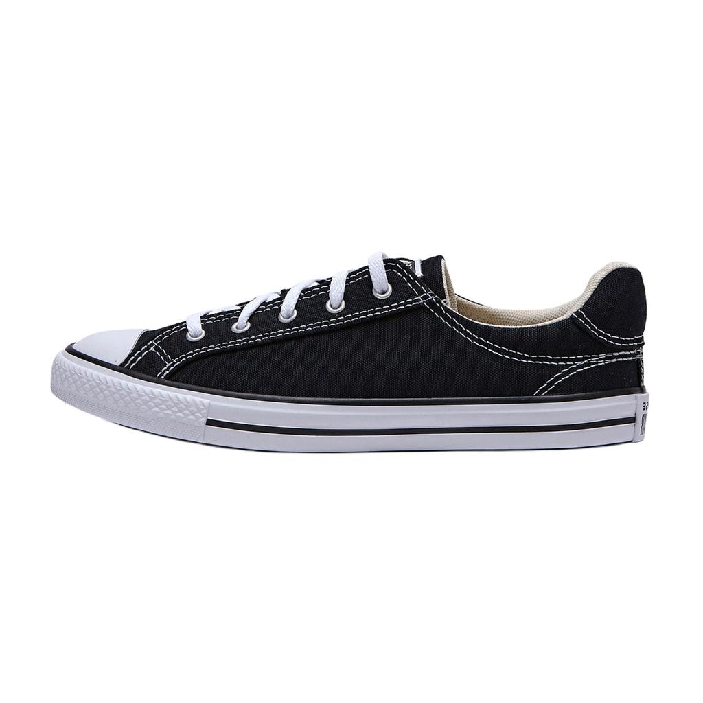 Converse All Star Dainty Lucky Comfortable Thin Sole Slip-resistant and Wear-resistant Low-top Skate Shoes for Women In Black