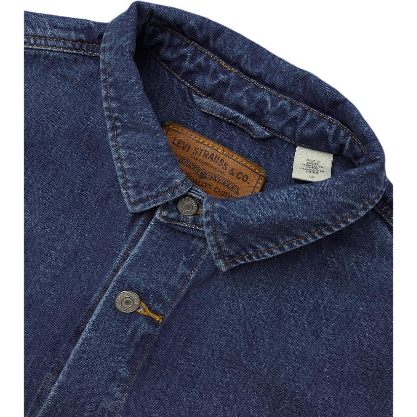 Levis Denim Wanderer Series FW24 Loose Fit Long Sleeve Denim Jacket Men Jackets Blue-Gradient 0017C-0000