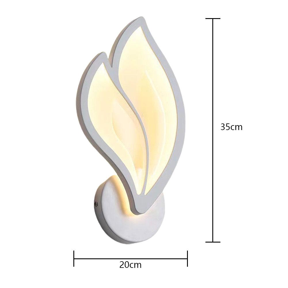 Lampă de perete petală Aplice de perete cu LED din acril Aplic modern de interior pentru dormitor, living