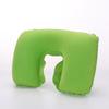Inflatable Flocked PVC U-shaped Travel Neck Pillow