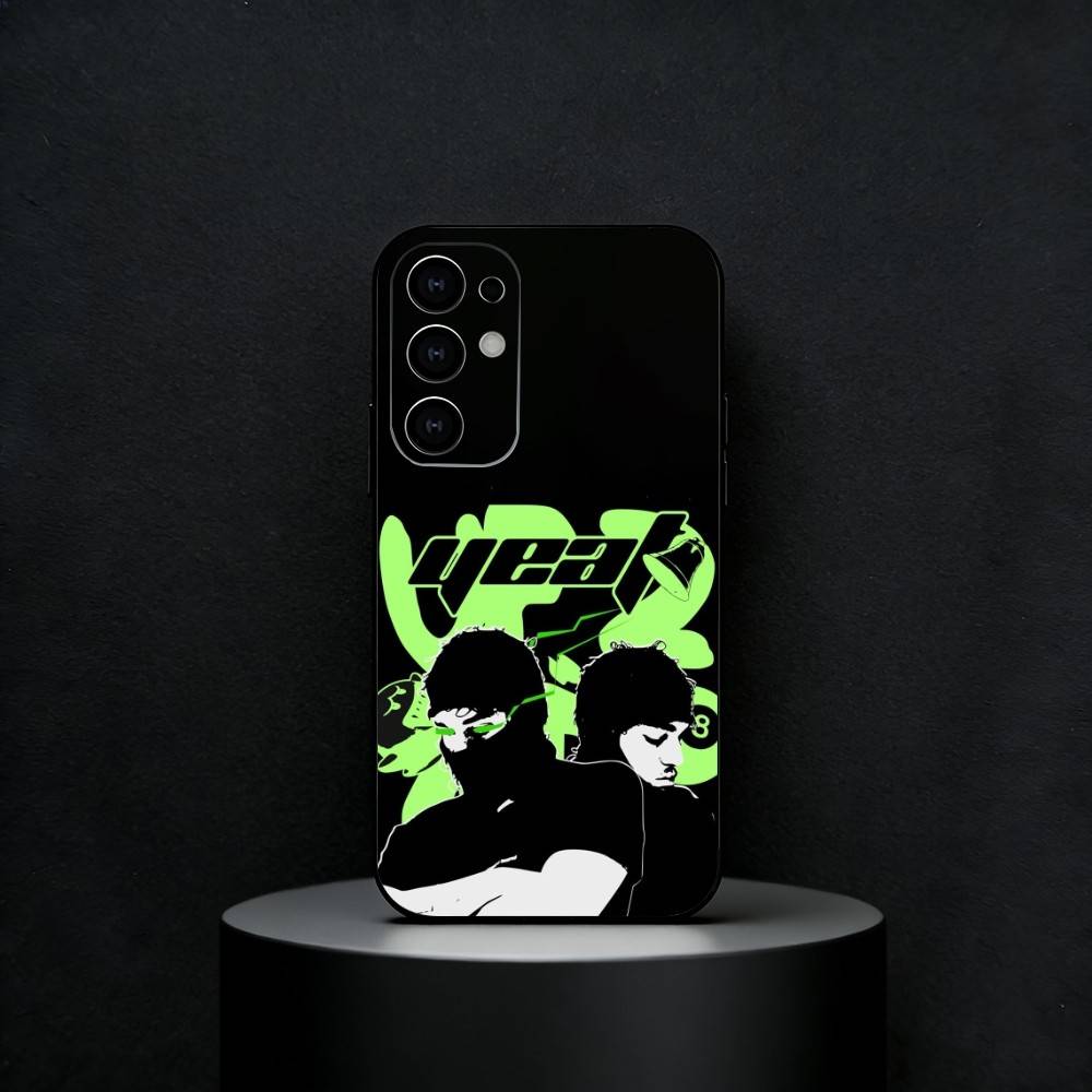 Yeat Rapper AfterLyfe Phone Case For Samsung S25,S24,S23,S22,S21,S20,Ultra,Plus,FE Black Soft Cover