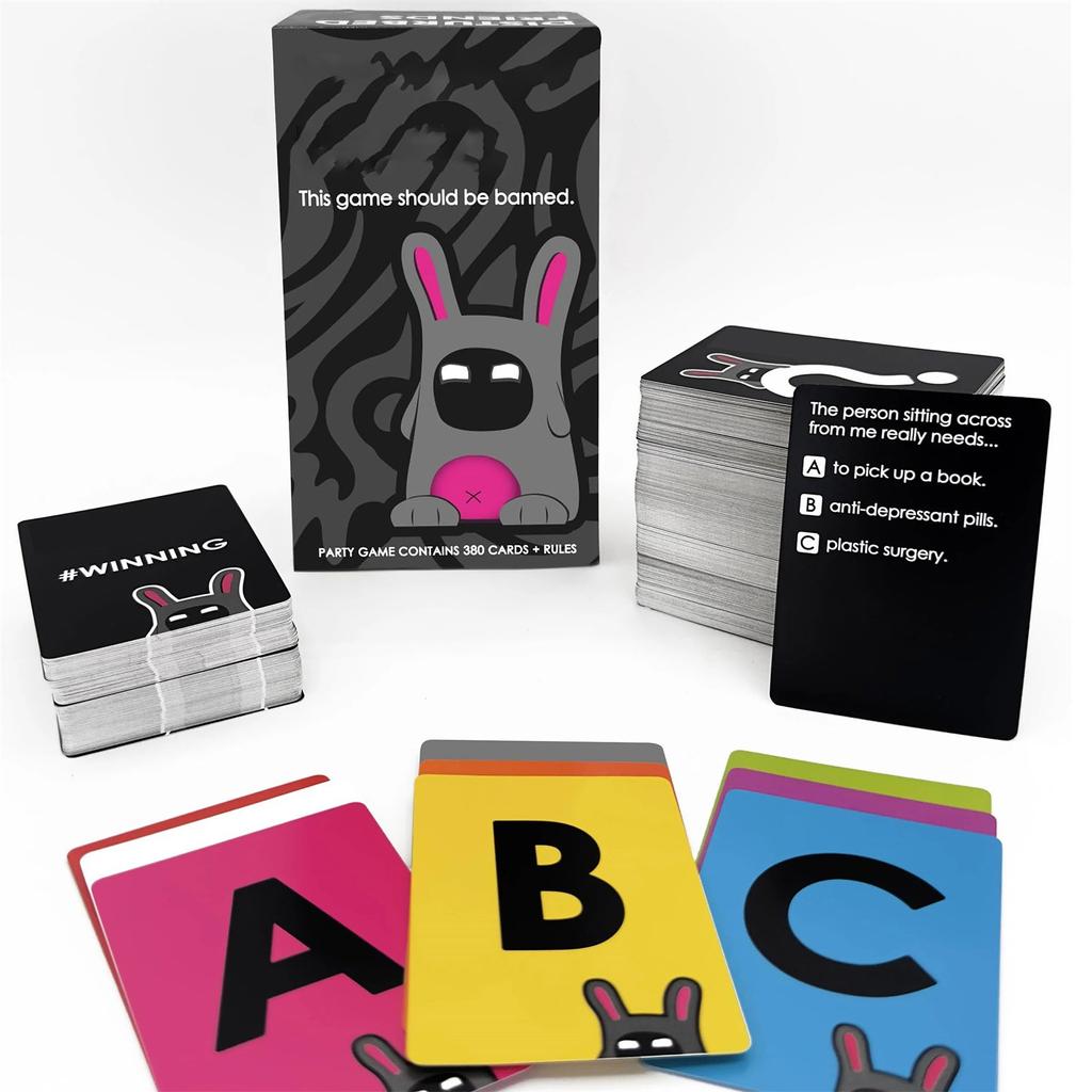 Friends Party Game - Find Out Who Your Friends Are!  Hilarious Card Game For Adults, Friends, Family, College Students, Fun Parties And Board Games