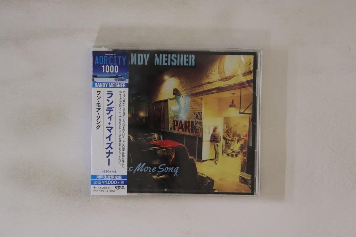 

CD RANDY MEISNER - One More Song SICP4870 Epic 2016 Japan Obi Rock Used