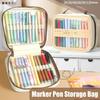 24/36/48/60/84/120Slots Pencil Bag Large Capacity Markers Case  Painting Accessories