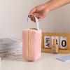 Handheld Velvet Cosmetic Bag With Large Capacity For Lipstick And Makeup Storage
