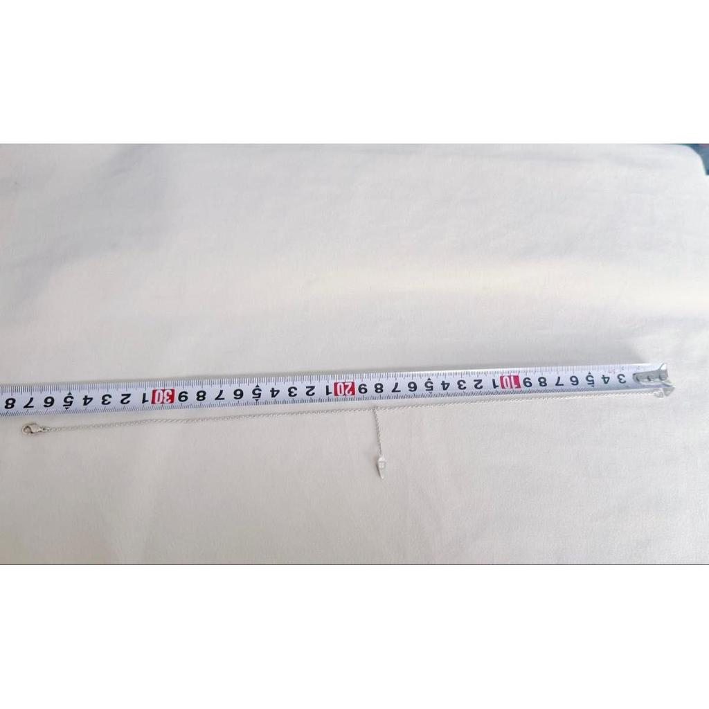Used 925 Silver Women's Choker Geometric Motif 37cms925 Necklace Fashionable and Elegant Design For Agete Lovers