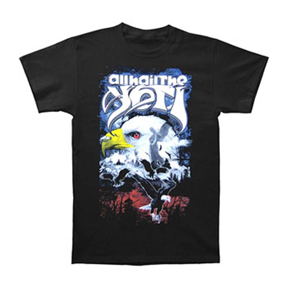 Men s All Hail The Yeti Eagle T-shirt Small Black XS