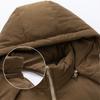 Cotton-padded Jackets Men's Winter Down Jackets with Thickened Down Warm and Cold-proof Cotton-padded Jackets