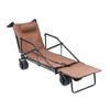 OEING Multifunctional Reclining Camping Cart with Tank Wheels