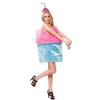 Halloween Mardi Gras Ice Cream Doll Cosplay Ball Stage Uniform Adult Cake Hat Show
