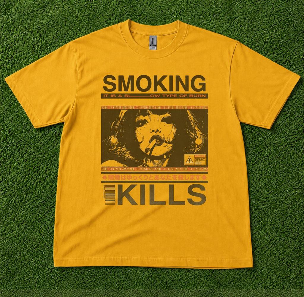 Smoking Kill T-Shirt and kids tshirt | Britpop 90s Music Tee, Vintage Style, unisex bandtee,graphictee,90s Shirt and kids tshirt